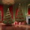 Christmas Trees in a Ballroom - png gratis GIF animasi