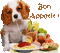 Chien Manger Bon Appétit:) - Bezmaksas animēts GIF animēts GIF