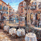 fondo venecia calle terraza gif dubravka4 - Ingyenes animált GIF animált GIF