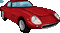 Pixel Red Car - GIF animate gratis GIF animata