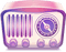 soave deco radio music vintage retro pink purple - PNG gratuit GIF animé