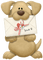 Kaz_Creations Valentine Deco Love Puppy Dog - бесплатно png анимированный гифка