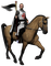 Kaz_Creations Knight On Horse 🐴 - gratis png animeret GIF