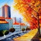 Autumn City - gratis png geanimeerde GIF
