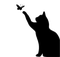 Cat Silhouette 1 - PNG gratuit GIF animé