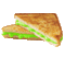 green slime sandwich - GIF animé gratuit GIF animé