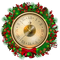Kaz_Creations Deco Clock Christmas Noel - PNG gratuit GIF animé