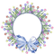 loop flower fleur blumen fleurs blossom frame cadre rahmen tube - ücretsiz png animasyonlu GIF