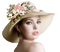 Kaz_Creations Woman Femme Hat - png gratis GIF animasi
