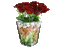 rose flower vase decor
