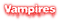 Y.A.M._Gothic Vampires text red - PNG gratuit GIF animé