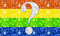 Questioning pride flag glitter lgbtq - Nemokamas animacinis gif animuotas GIF
