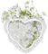 hjärta-blommor-heart and flowers-vit-white - PNG gratuit GIF animé