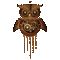 owl, steampunk (created with gimp) - 免费动画 GIF 动画 GIF