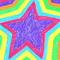 Crayon star - Бесплатный анимированный гифка