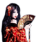 Rena Gothic Geisha Girl Mädchen - zadarmo png animovaný GIF