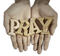 HANDS TEXT PRAY  MAINS PRIER - kostenlos png Animiertes GIF