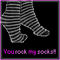 Stripped Socks (Unknown Credits) - Animovaný GIF zadarmo animovaný GIF