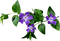 deco flowers blue vintage kikkapink - png gratis GIF animasi