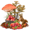 Herbst, Eichhörnchen, Äpfel, Pilze, Autumn - бесплатно png анимированный гифка