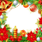 sm3 red frame christmas image holidays deco - bezmaksas png animēts GIF