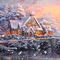 Winter snow background - Animovaný GIF zadarmo animovaný GIF