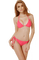 Redhead woman in pink bikini - Free PNG Animated GIF
