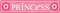 Princesse Texte Rose - gratis png geanimeerde GIF