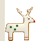 Christmas Cookie Deer - GIF animado grátis Gif Animado