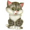 Kaz_Creations Cartoons Cartoon Cute Cat Kitten - zdarma png animovaný GIF