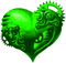 Steampunk.Heart.Green - zdarma png animovaný GIF