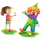 Kaz_Creations Cartoon Baby Clown Circus - gratis png animeret GIF