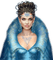 Rena blue Princess Prinzessin Woman Frau Girl - PNG gratuit GIF animé