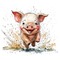 happy piggy - PNG gratuit GIF animé