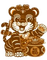 charmille _ animaux _ tigre - Free PNG Animated GIF