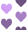 Kaz_Creations Animated Hearts Purple