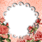 kikkapink vintage frame flowers - безплатен png анимиран GIF