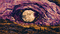 pixel art moon - GIF animé gratuit