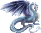 cecily-dragon bleu scintillant - Free animated GIF Animated GIF