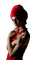 femme rouge - PNG gratuit GIF animé