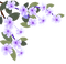 blossom purple  flowers - PNG gratuit GIF animé