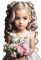 loly33 enfant fleur printemps - PNG gratuit GIF animé