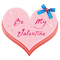 Kaz_Creations Valentines Love Heart Quote Text - darmowe png animowany gif