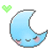 moon icon by plastic umbrella - GIF animé gratuit GIF animé