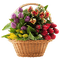 Kaz_Creations Flowers Deco Flower Colours Basket - PNG gratuit GIF animé