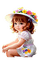fillette chapeau - 免费PNG 动画 GIF