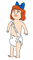 Redhead New Year's baby - gratis png animeret GIF