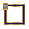 Small Purple/Gold Frame - Gratis geanimeerde GIF geanimeerde GIF