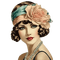 art deco, vintage, frau, woman, femme - безплатен png анимиран GIF