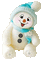 nbl-snowman - Darmowy animowany GIF animowany gif